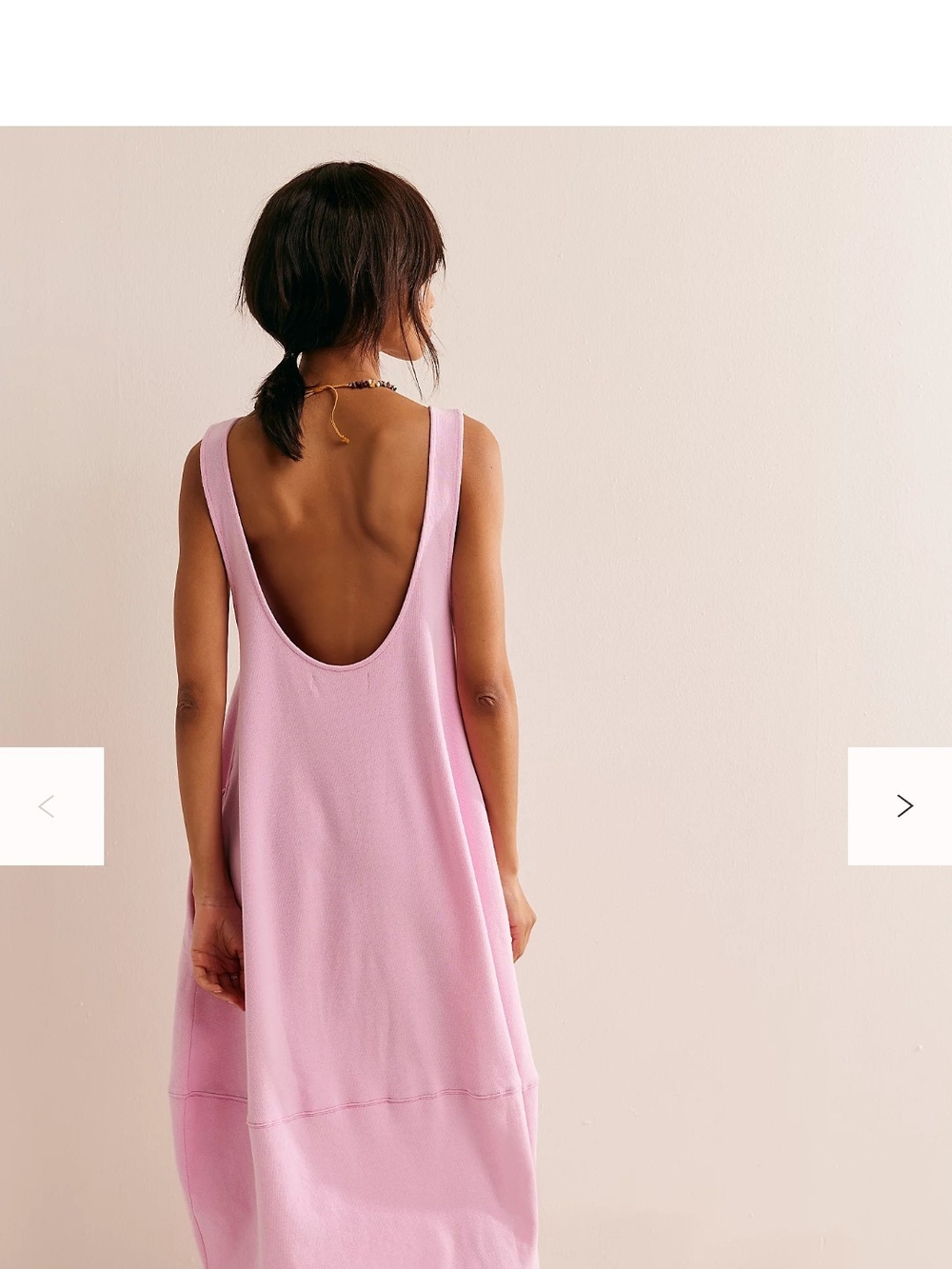 Light BLUE Free People Perth Barrel Tee Midi Dress (100% Cotton)